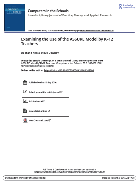 ASSURE K-12 article